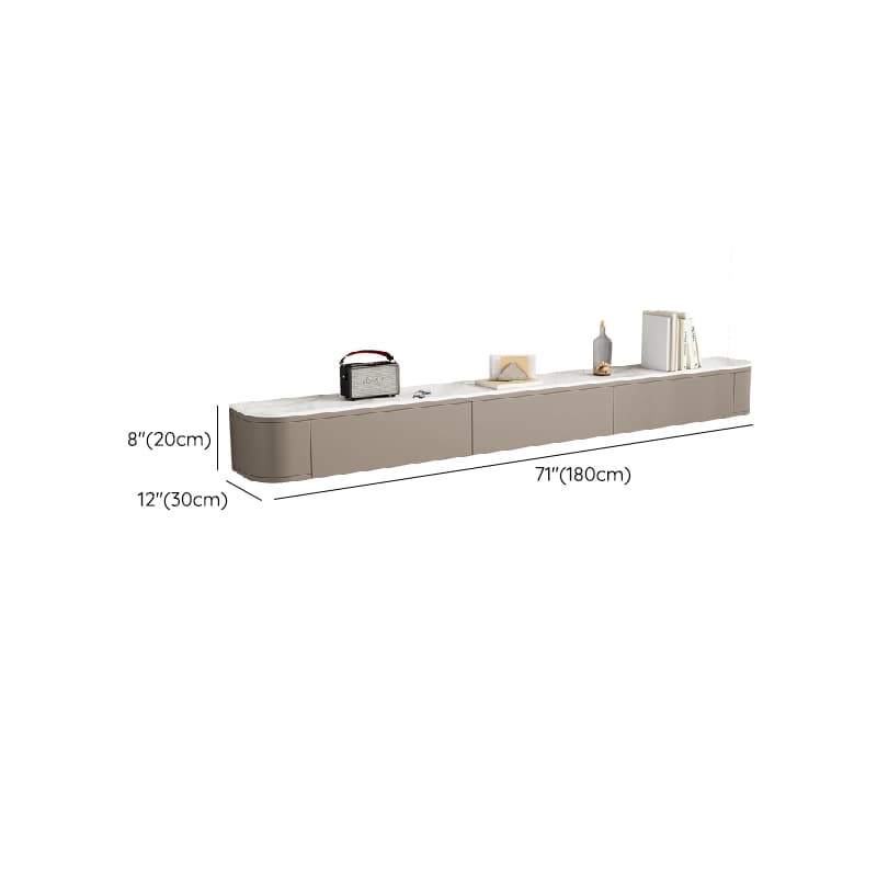 Living Room Use Modern Wall Mounted TV Stand with Door and Drawers - image 19