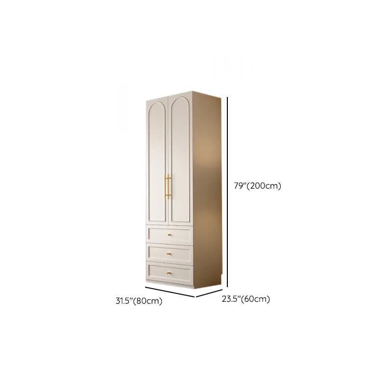 Chalk Modern Wooden Standalone Almirah with 3-Drawer/6-Drawer, Soft Close Door, and Interior Shelves - image 16
