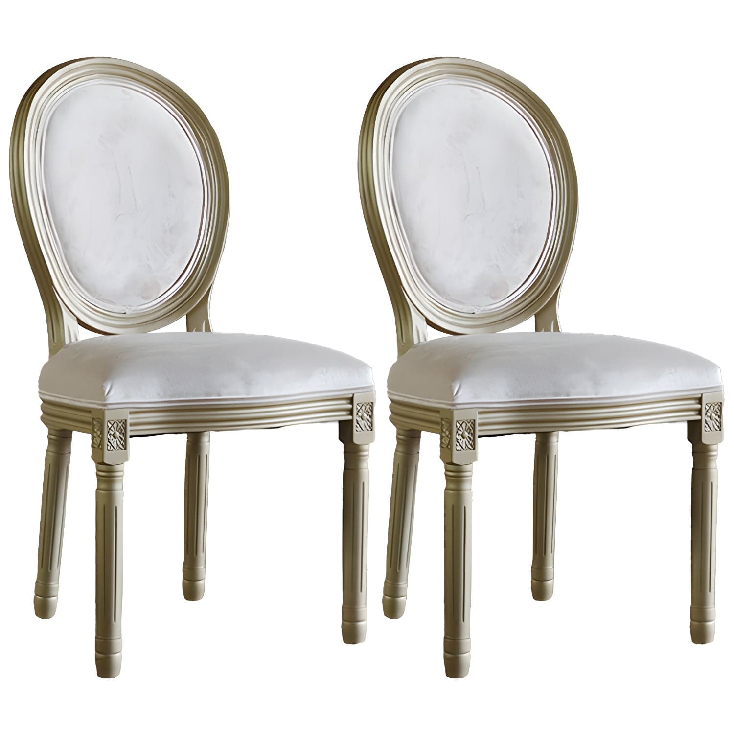 Traditional Velvet Dining Chair 38''H King Louis Back Side Chair with 4 Legs for Restaurant - image 10