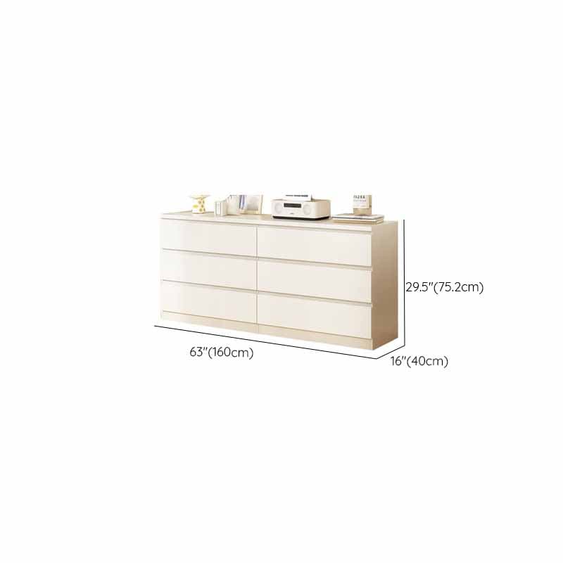 White Simple Manufactured Wood Console Dresser/Bachelor Chest/Lingerie Chest with 10/5/8 Drawers in Horizontal/Vertical Orientation - image 13
