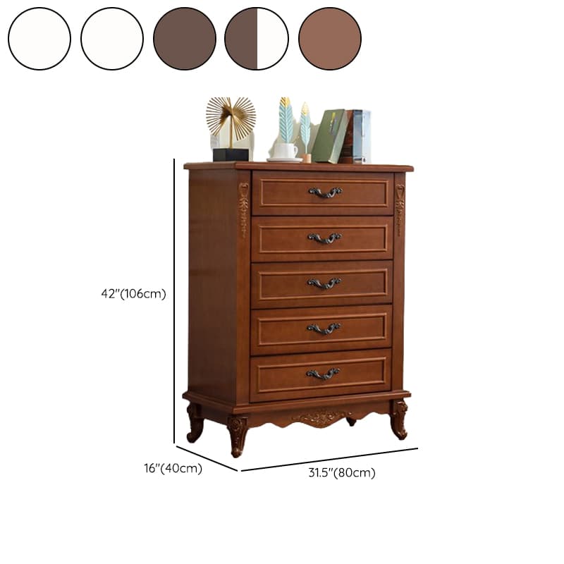 Victorian Style Detached Decorative Cabinet for Sitting Room, Rainproof with 4-6 Drawers and Cabriole Leg - image 16