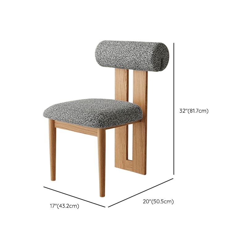Casual Ash Side Chair with Slatted Back and Upholstered Seat - image 24