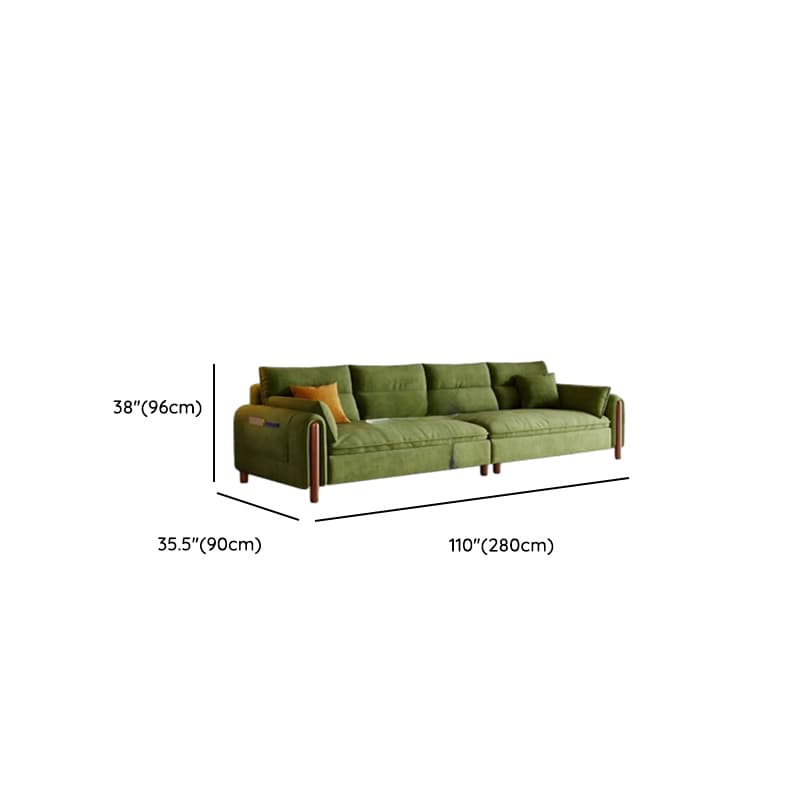 Straight/L-Shape Olive Green Sofa/Corner Sectional with Horizontal/Left Orientation - image 18