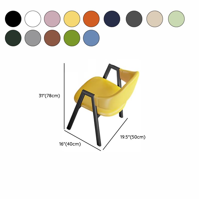 Dining Table Set with Rounded Shape and Padded Chair Back, Featuring Armrest and White Separable Table Top - image 23