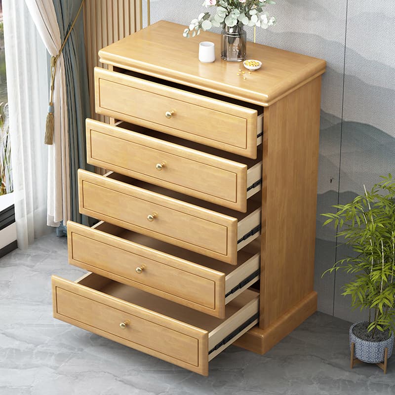 Modern Simple Style Rectangular Decorative Cabinet with Lumber Countertop in Grey/Chalk/Sepia and Soft Close Drawer - image 7