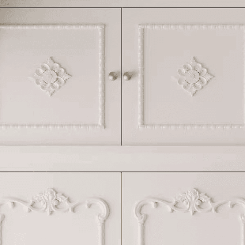 White Simple Timber Wardrobe Closet Soft Close Drawer Soft Close Door Interior Shelves - image 8