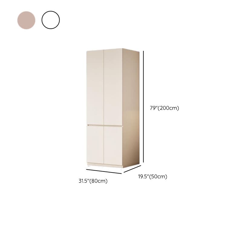 Modish Manufactured Wood Independent Armoire Cabinet with Soft Close Drawer, Soft Close Door, Interior Shelves, and Clothing Rod - image 9