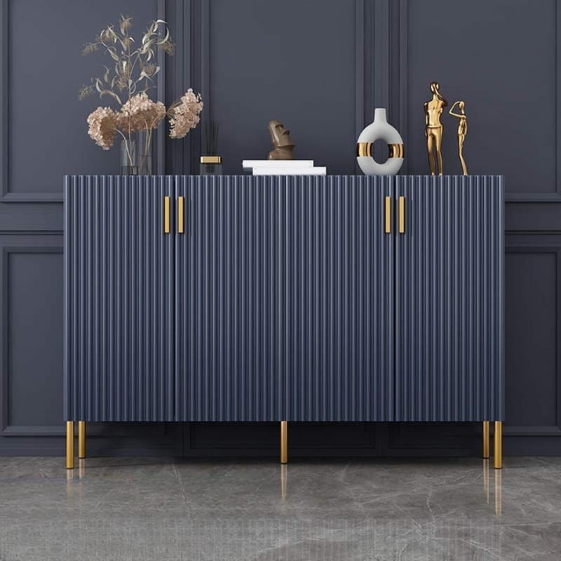 Floor Freestanding Sideboard/Server in Wood with Countertop and Three/Five Internal Shelves in a Luxury Style - image 12