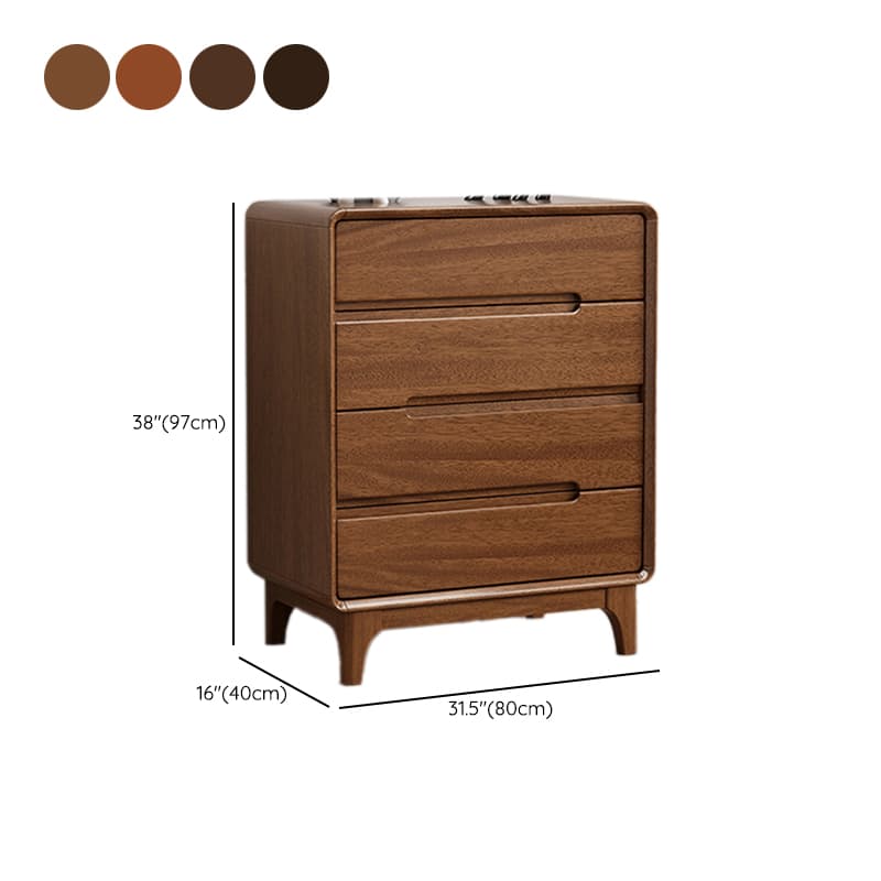 Trendy Walnut Wood Lingerie Chest/Bachelor Chest with 5/4/3 Drawers in Vertical/Horizontal Orientation - image 18