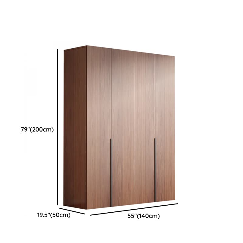 Sepia Minimalist Lumber Independent Cabinet Armoire with Soft Close Door, Interior Shelves, and Hanging Rod - image 11