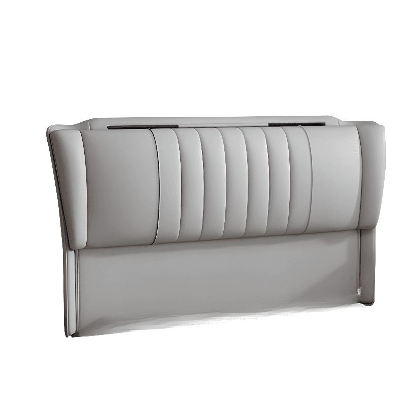 Modish Free-standing Standard Twin(38"W x 75"L)/Full(54"W x 75"L) Wingback Camelback No Distressing With Legs in Lumber - image 8
