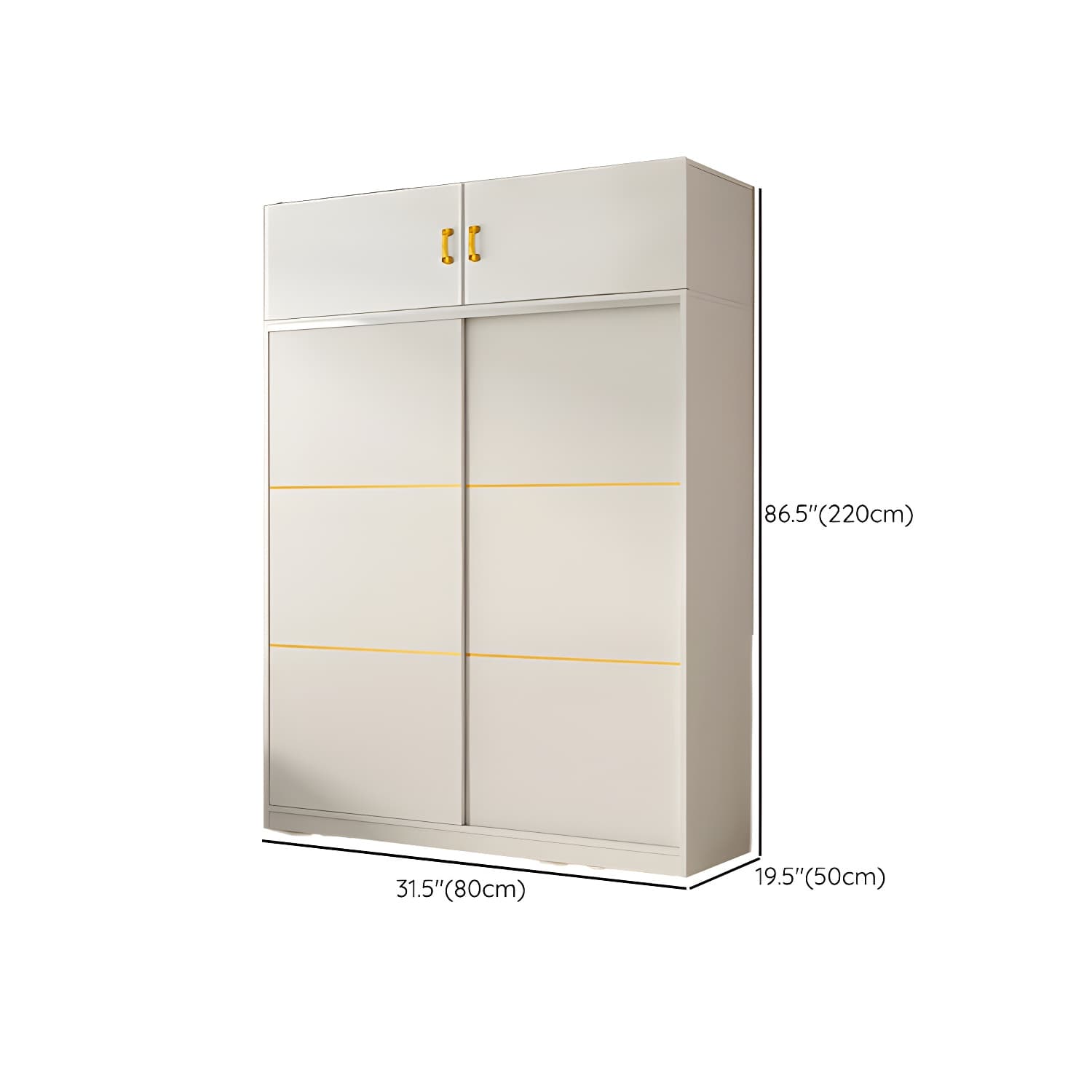Spacious White Wardrobe Armoire with Shelves and Clothing Rod - Your Perfect Closet Solution - image 16