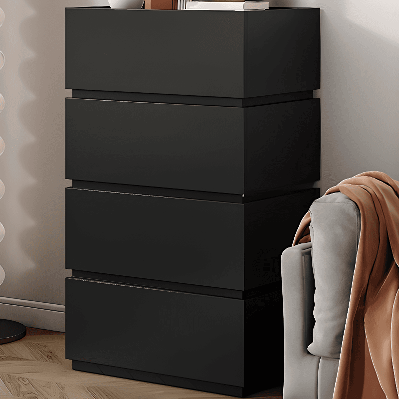 Trendy Rectangle Utility Cabinet with Manufactured Wood Countertop, Ink/White Top, and Soft Close Drawer