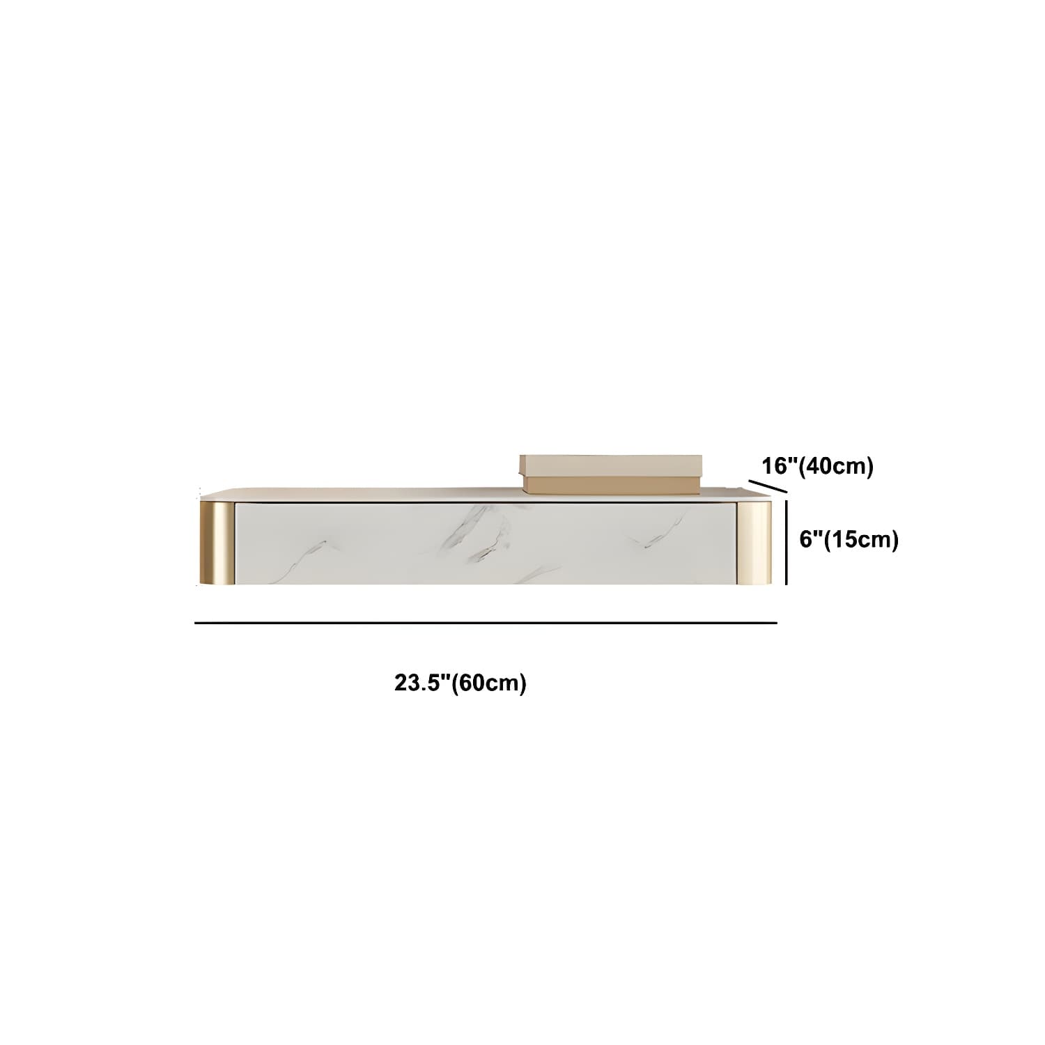 Wood Vanity and Stool in White Luxurious Stone Dressing Table - image 13