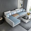 Upholstery Color Light Gray/Light Blue