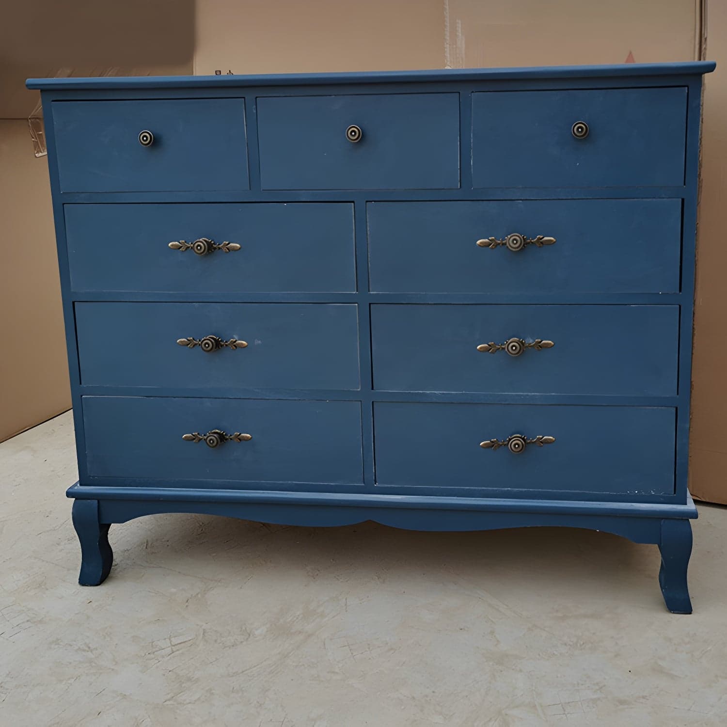 Nautical Storage Chest Bedroom Solid Wood Chest with Drawers - image 3