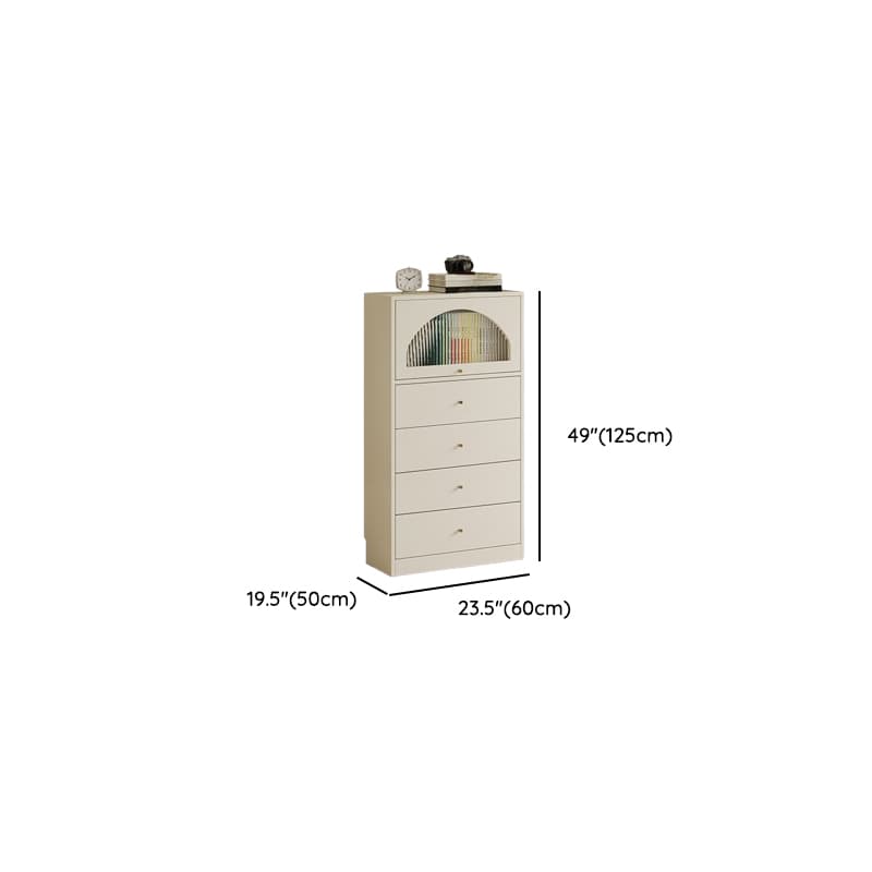 Chalk Casual Composite Wood Combo Dresser with Shelves, 6/3/5 Drawers, Hutch, Vertical - image 15