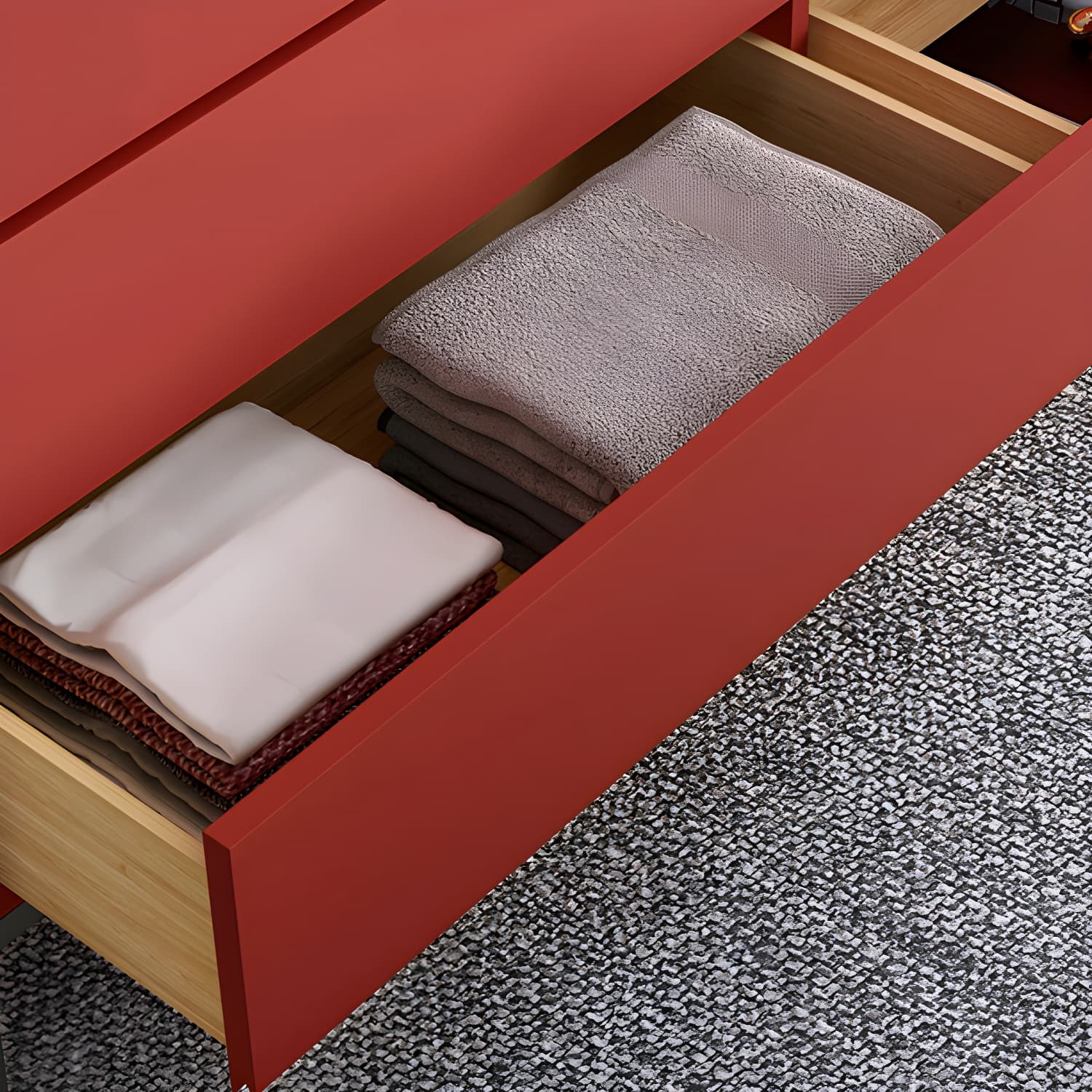 Minimalist Wood Double Dresser for Neat and Stylish Organizing - image 9