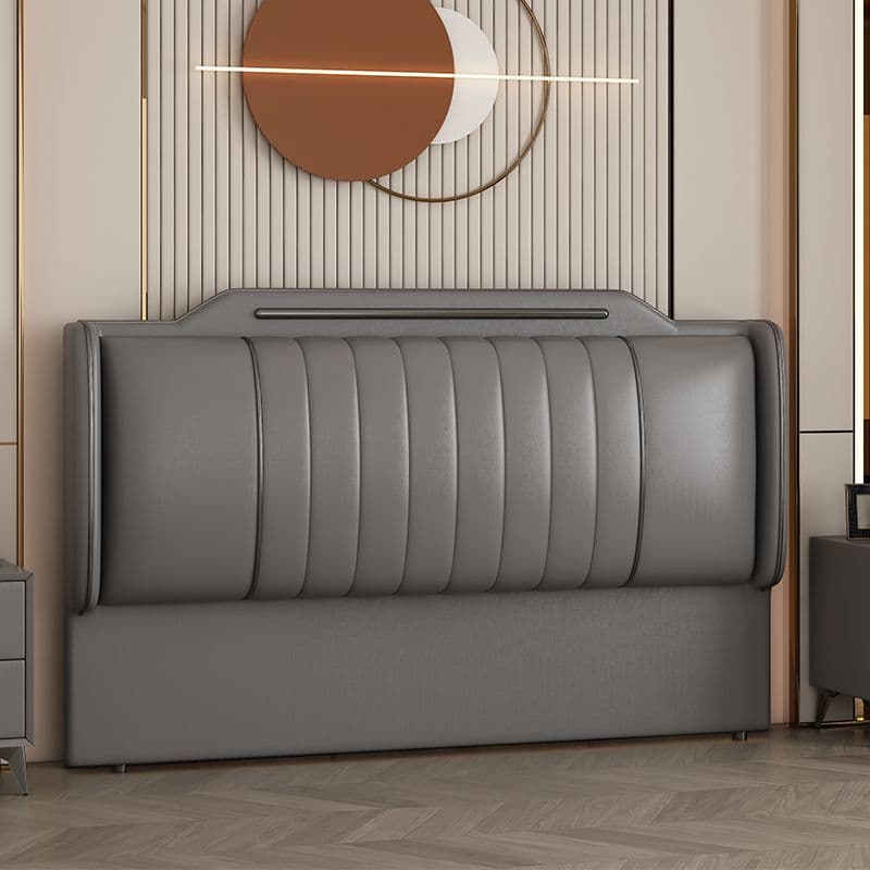 Modern Simple Style Free-standing Standard Full(54"W x 75"L)/Full XL(54"W x 80"L) Stepped Panel No Distressing With Legs in Natural Wood - image 4