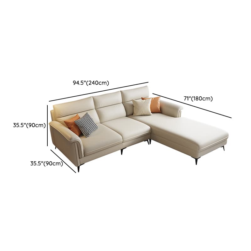 Straight/L-Shape Natural Wood Horizontal/Reversible Sofa Couch/Sofa Chaise - image 22