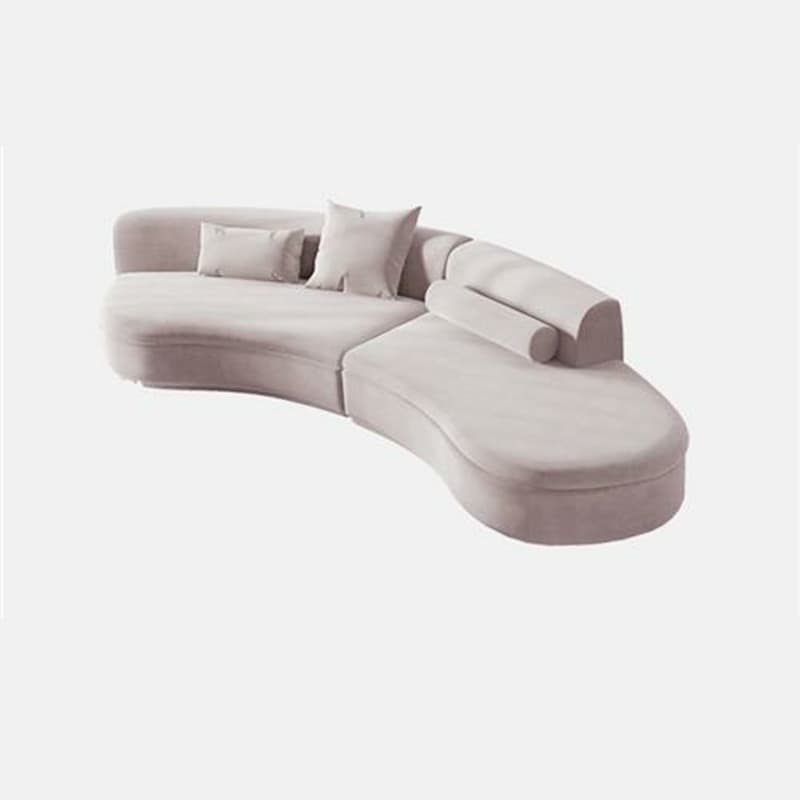 Trendy Seats 4/Seats 3 Armless Curved Sofa Recliner with Sponge Fill Cushions - image 14