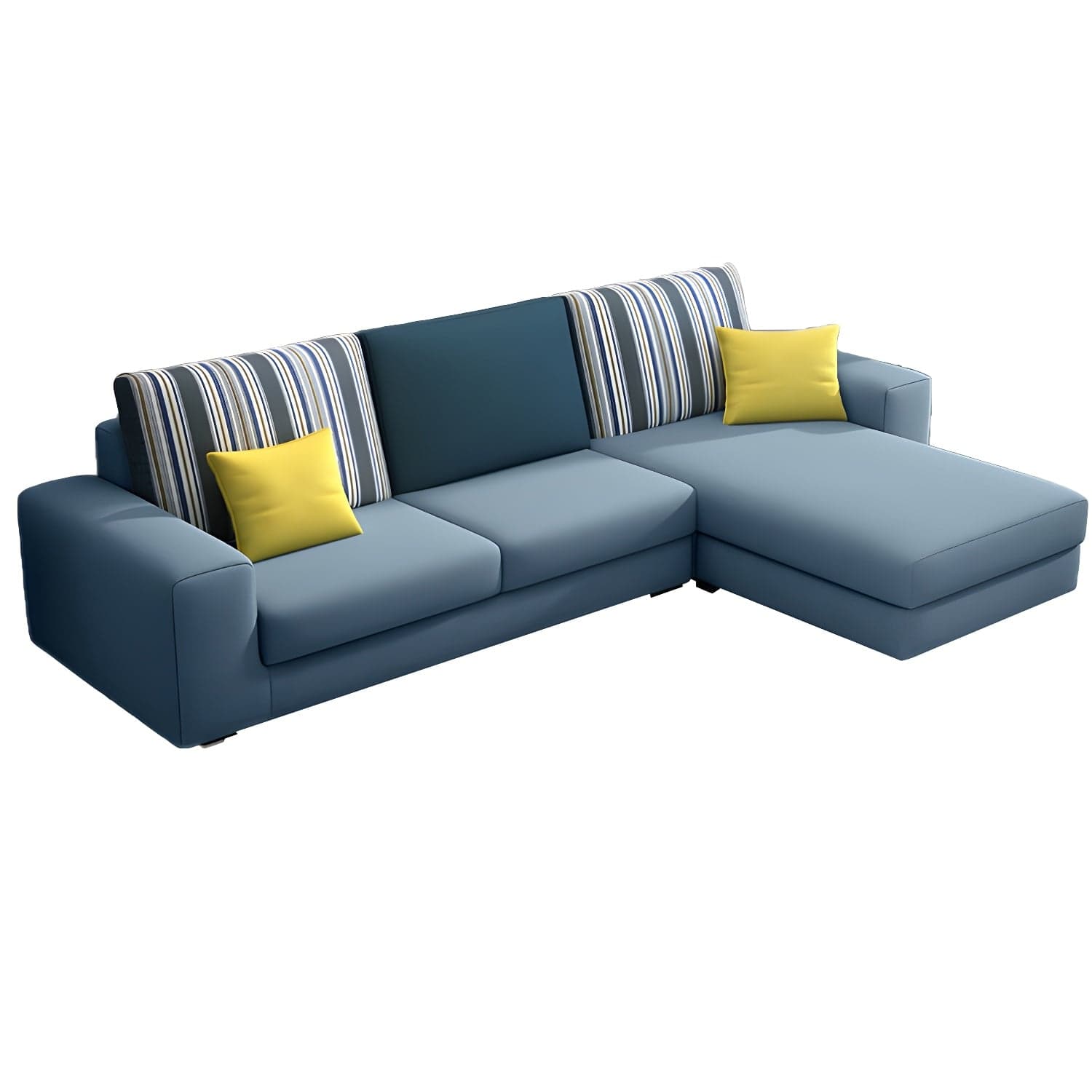 Modern Reversible L-Shape Sectional Sofa Chaise with Sponge Seat Cushions - image 11