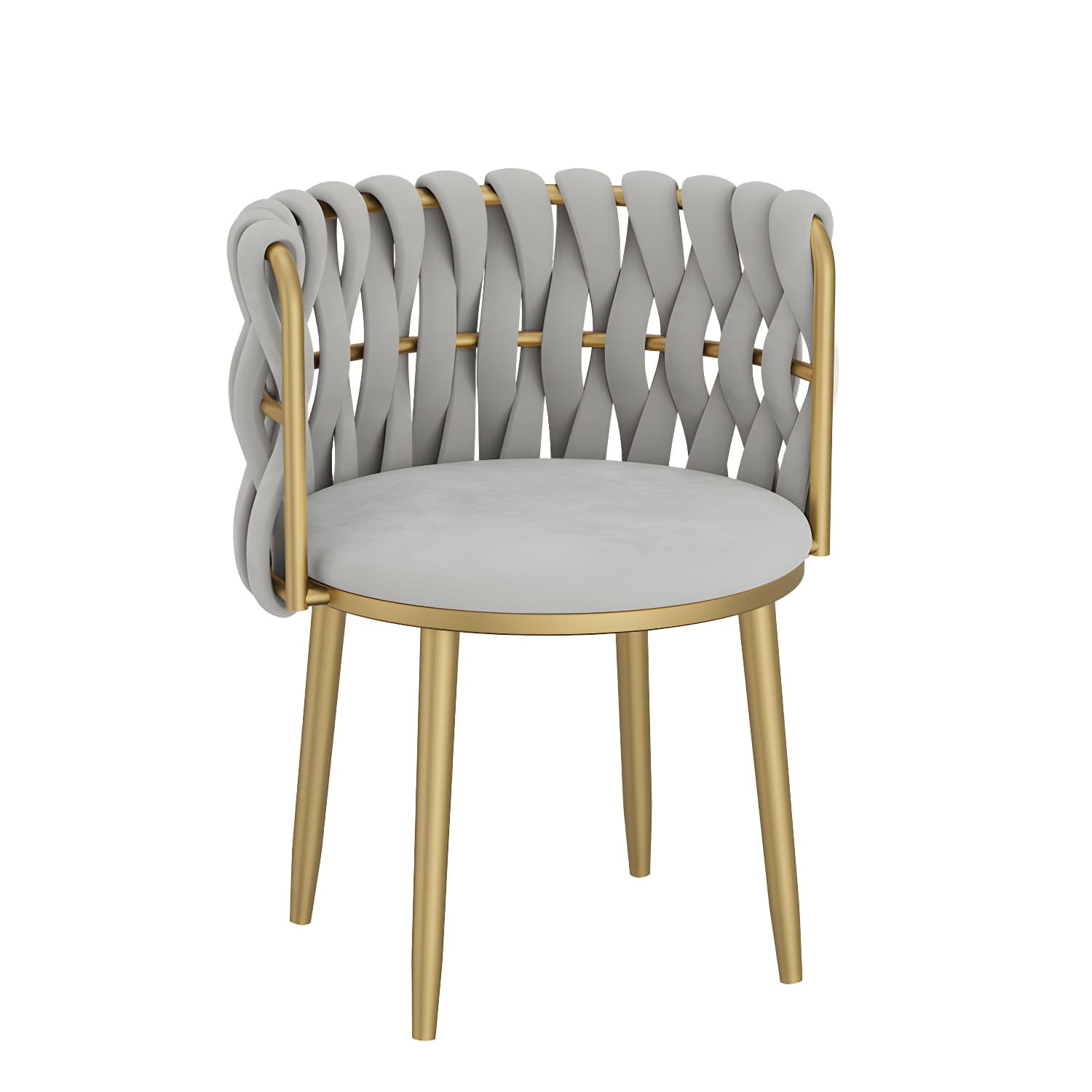 Nordic Metal Dining Room Chairs Velvet Armless Dining Chairs for Restaurant - image 11