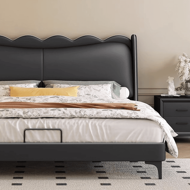 Solid Color Storage Bed/Platform Bed with 2 Drawers in Pine Wood for Living Room - image 5