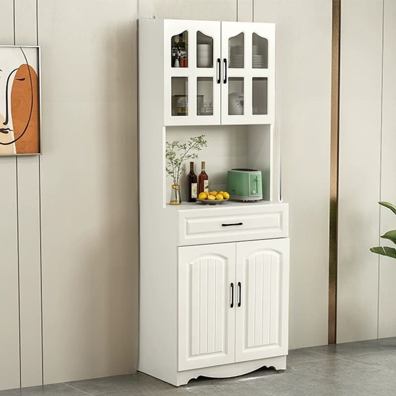 Narrow 15.7'' Wood Cabinets Open Storage with Adjustable Shelves Modern Sideboard/Credenza - image 6
