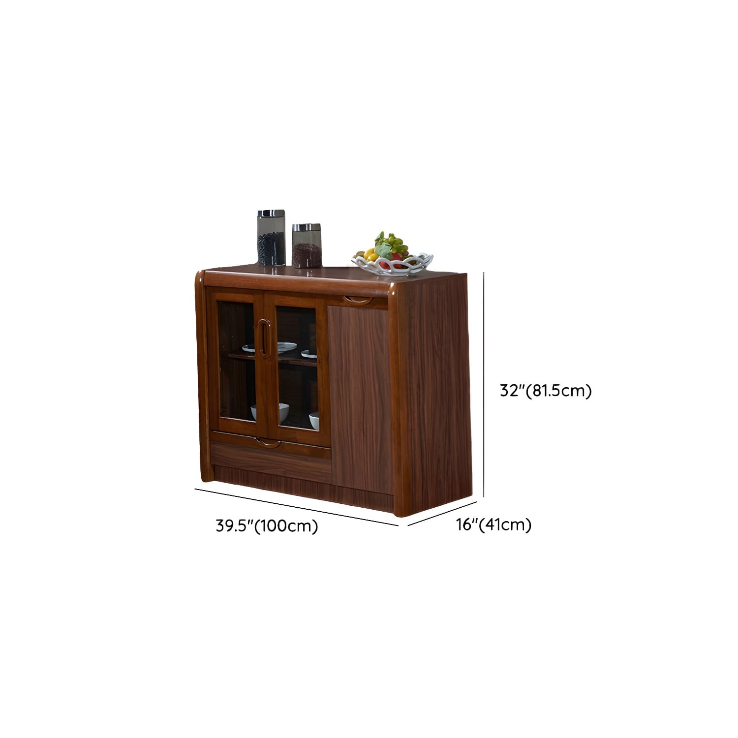 Vintage Style Wood Buffet Sideboard with Cabinets and Drawers - image 20