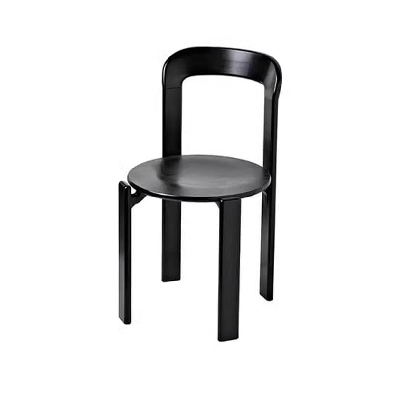Scandinavian Natural Wood Armless Kitchen Chair 15.3inch Wide Non-Swivel 1 Piece - image 12