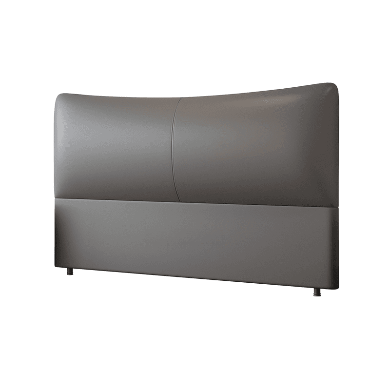 Modish Style Timber Panel Headboard with No Distressing, Rectangle Shape for Full/Twin XL/King Bed, Featuring Sponge Upholstery and Standard Height