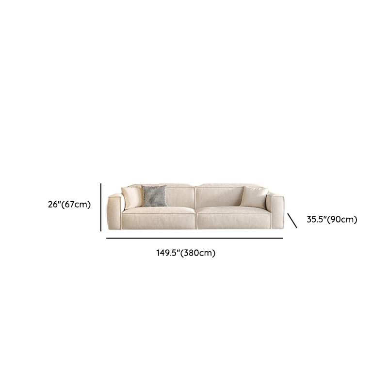 Straight/L-Shape Cotton Upholstered Sofa Couch/Corner Sectional with Horizontal/Left Orientation - image 19