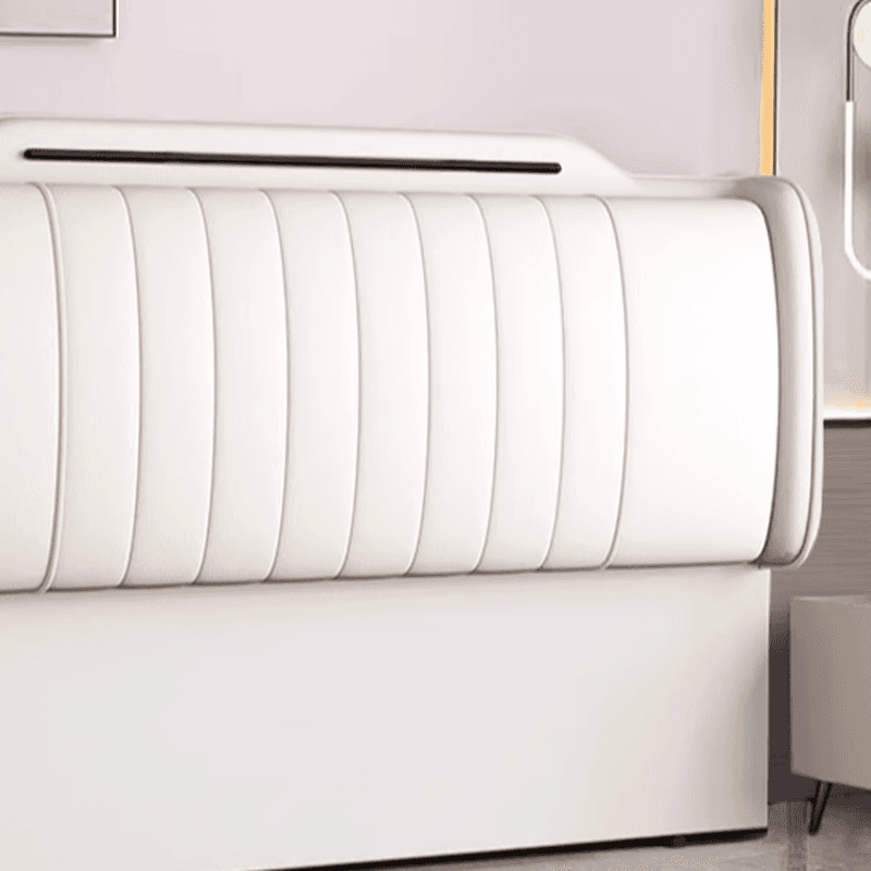 Modish No Distressing Timber Panel Headboard with Rectangle Shape for King Bed, Featuring Sponge Upholstery Fill and Standard Height - image 15