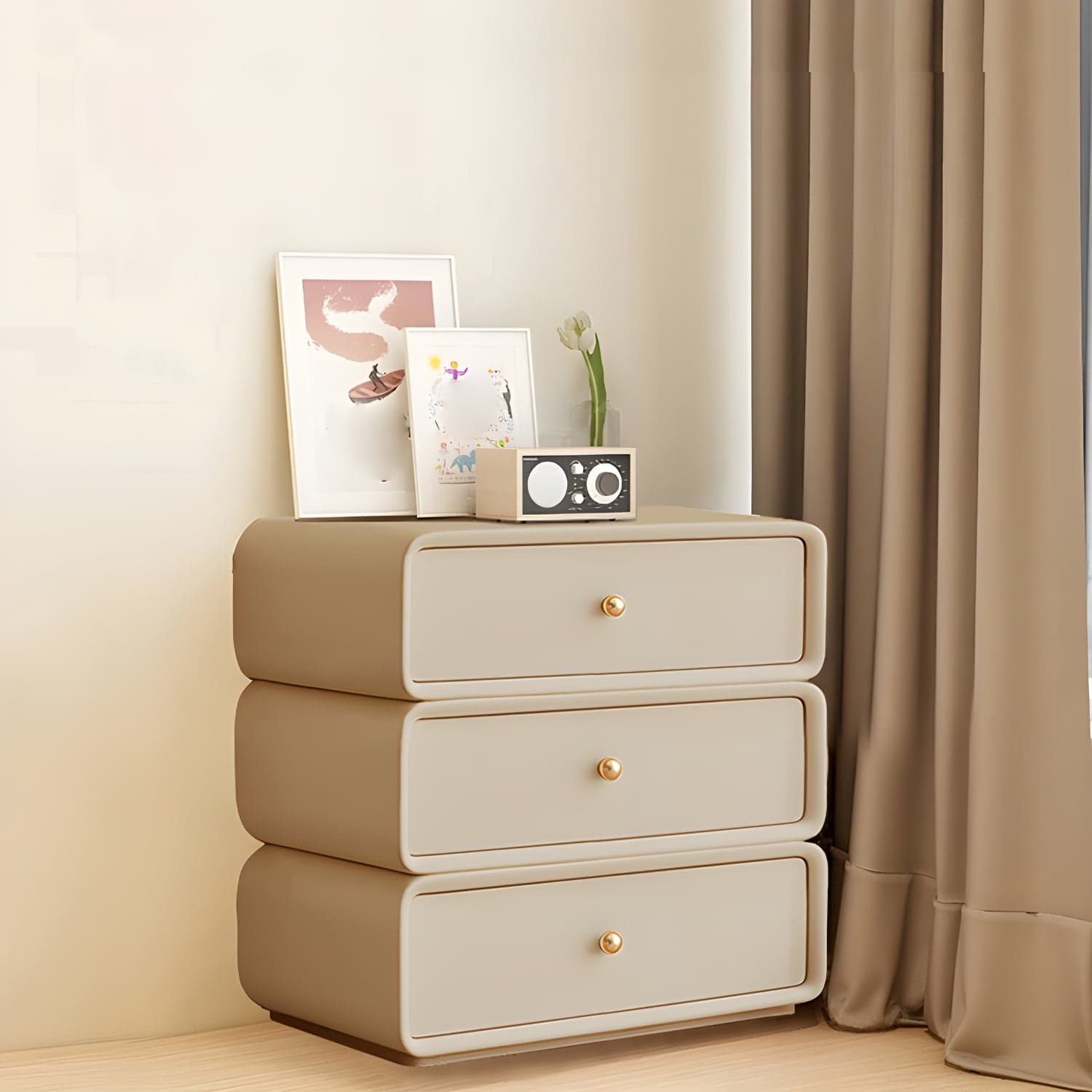 Modern Light Wood Dressers with Solid Wood Construction and Soft-Close Drawers - image 4