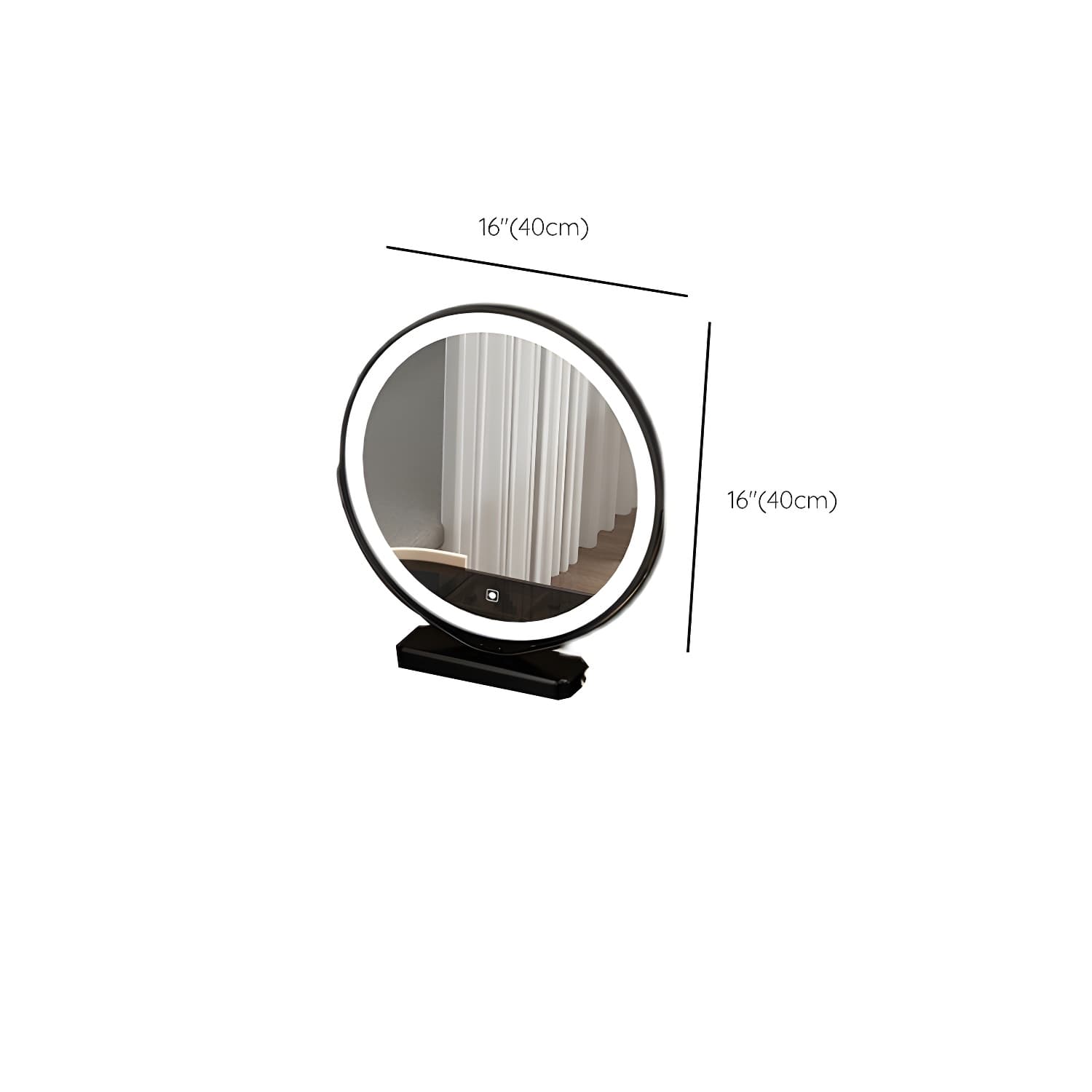 Contemporary Glass Vanity Dressing Table Bedroom Makeup Vanity Desk with Drawer - image 17