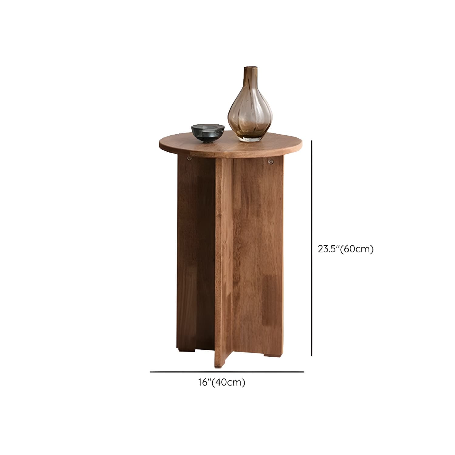 Modern Brown Wood Coffee Table with Rectangular Top and Brown Base - image 13
