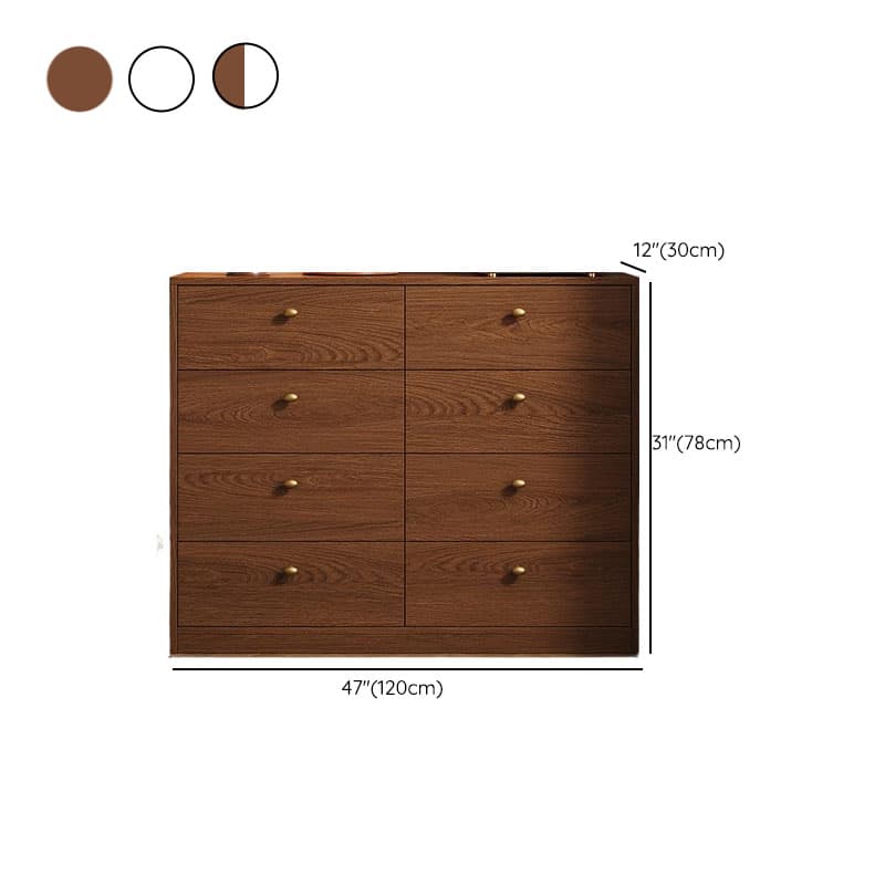 Simple Reclaimed Wood Double Dresser/Bachelor Chest with 8/6/4 Drawers in Horizontal/Vertical Orientation - image 17