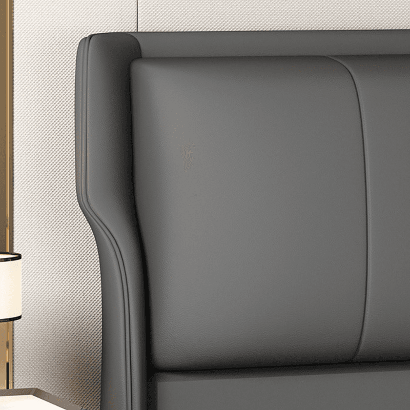 Standard（36-55“） Free-standing Standard Full(54"W x 75"L)/Twin(38"W x 75"L) No Distressing Rectangular Wingback Headboard with Sponge Filing and Wood/ Upholstery Frame - image 9