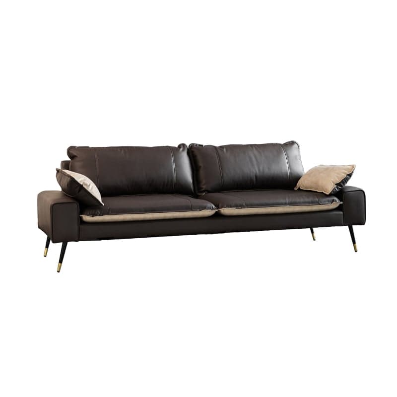 Modern Olive Green/Ink/Lemon Color Solid Color Leather/Corduroy Sofa Couch for Seats 4/Seats 3/Seats 2 - image 7