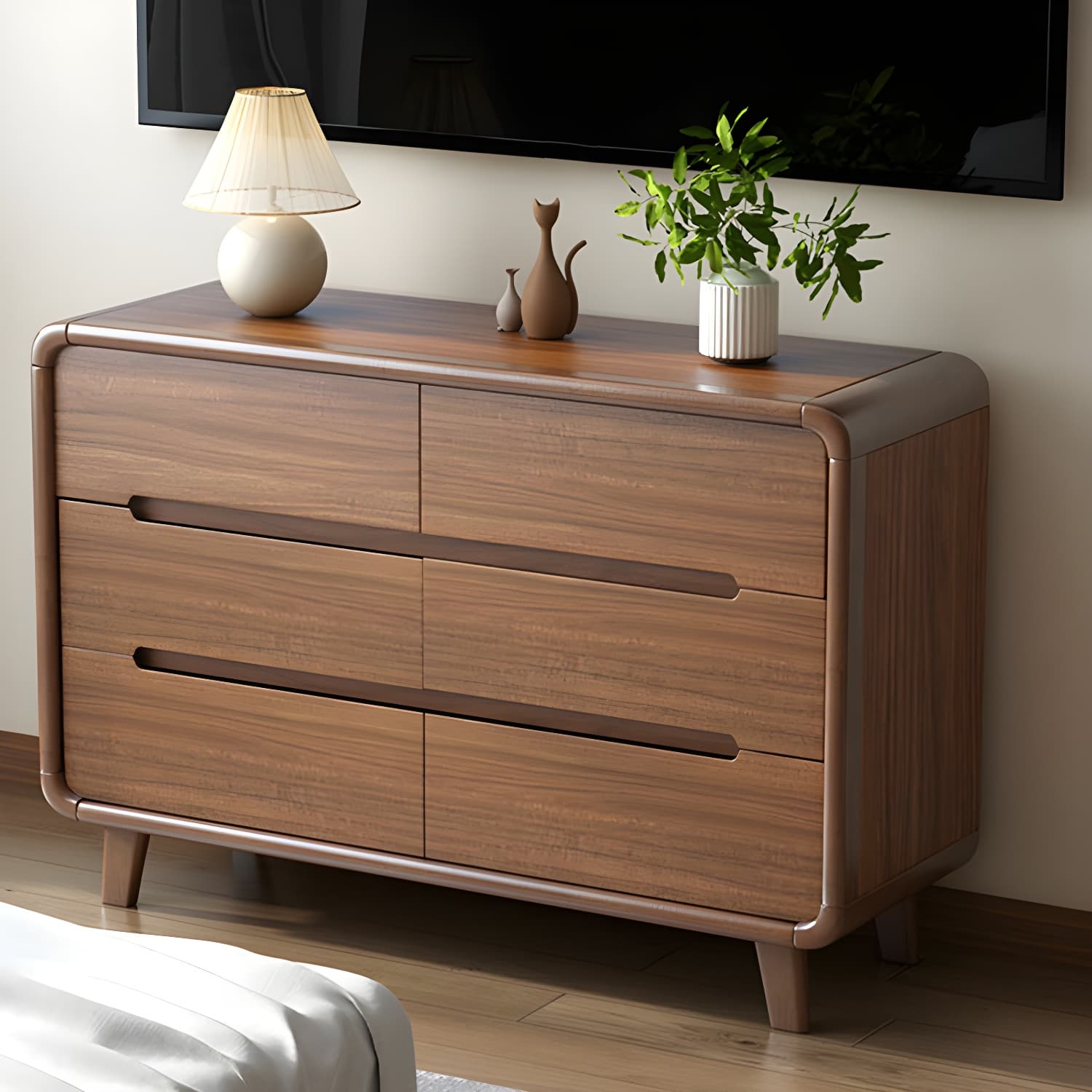 Traditional Wood Dressers with Drawers and Soft Close Glides - image 8