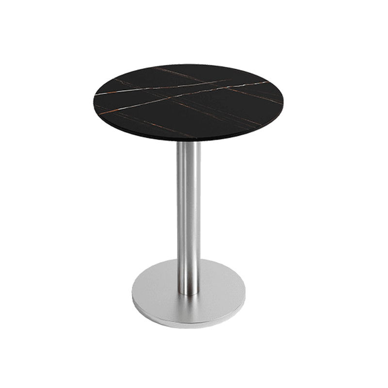 Casual Dining Table with Sintered Stone Top, Fixed Table, Scratch-shielded, for 2/4 People - image 4