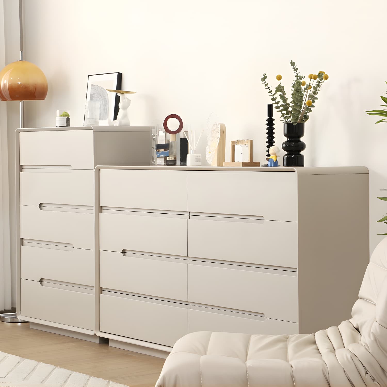 Light Oak Modern Dresser with Solid Wood Construction and Soft-Close Drawers - image 8
