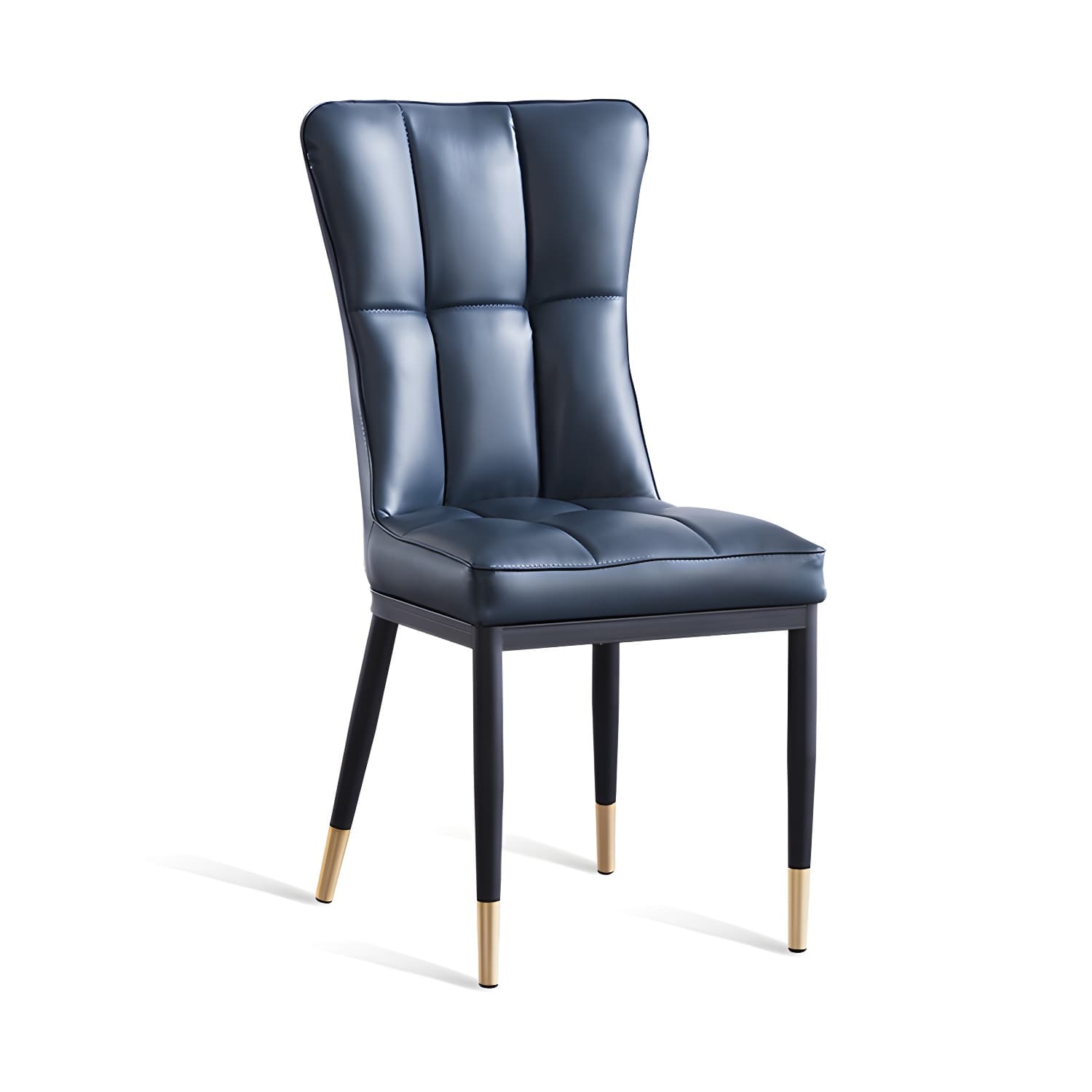 Upholstered Armless Dining Chairs Solid Back Side Chairs with Metal Legs - image 14
