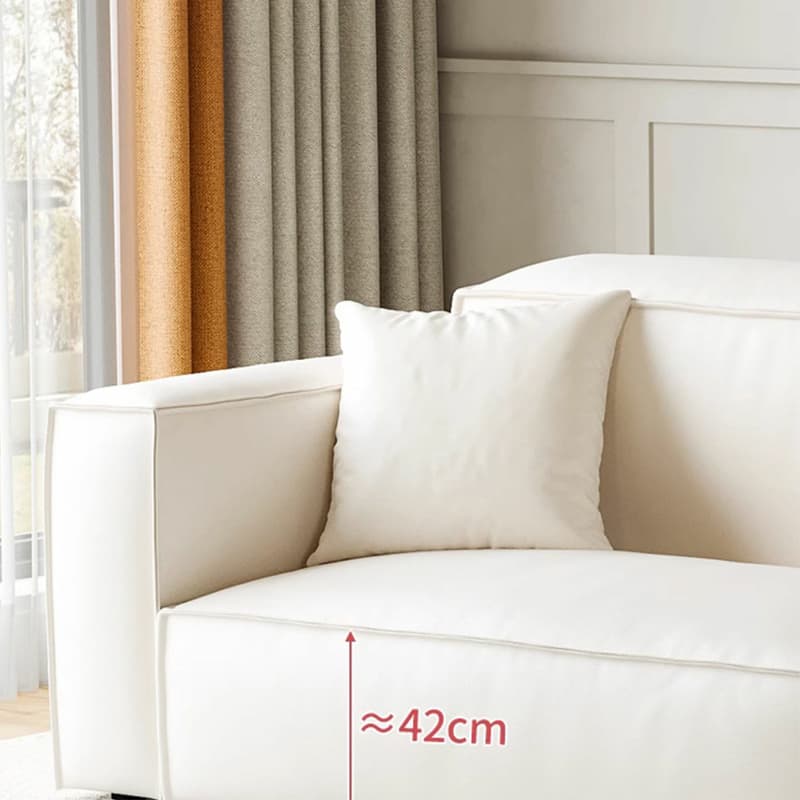 Luxurious Nappa Upholstered Sectional Sofa in Soft Nappa Leather - image 7
