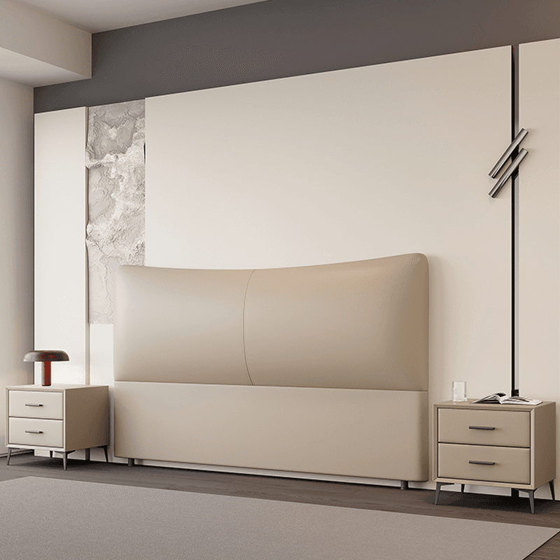 Modish Style Timber Panel Headboard with No Distressing, Rectangle Shape for Full/Twin XL/King Bed, Featuring Sponge Upholstery and Standard Height - image 10