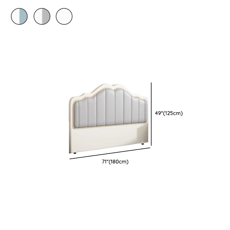 Art Deco Style Panel Headboard in Timber with No Distressing for King/Queen/Full Bed, Featuring Sponge Upholstery and Free-standing Standard Height - image 21