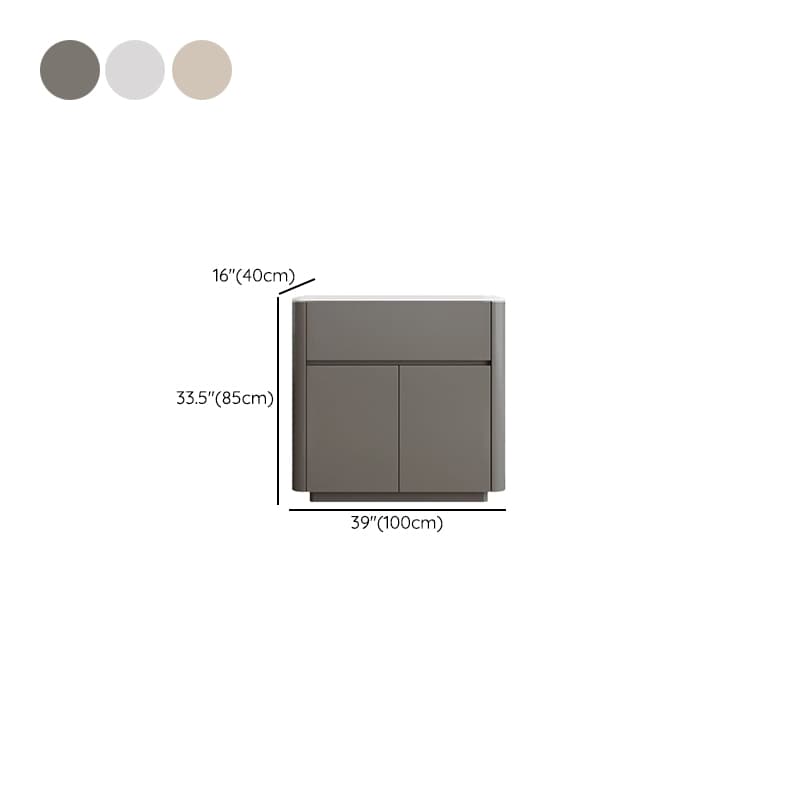 Standard/Wide Stone 3 Drawers/1 Drawer Hutch 1 Shelf 4 Doors/3 Doors/2 Doors Microwave Shelf Cabinet - image 9