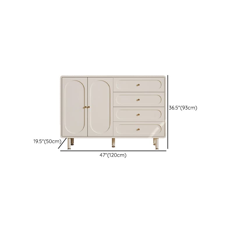 Contemporary Parlor Combo Dresser with 3 Interior Shelves - image 8