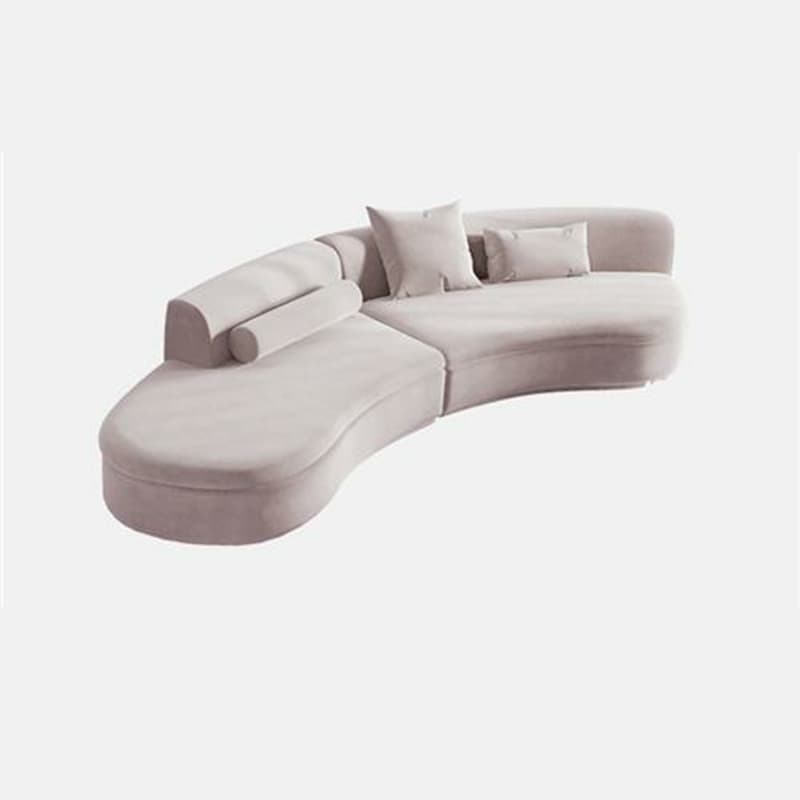 Trendy Seats 4/Seats 3 Armless Curved Sofa Recliner with Sponge Fill Cushions - image 3